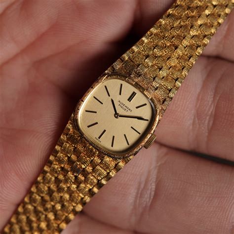 audemars piguet red watch|audemars piguet vintage gold watch.